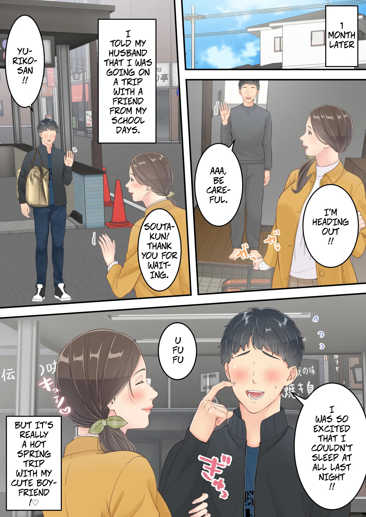 Hentai Manga Comic-A Normal Mother Goes on a Sweet Affair Trip With a Boy the Same Age as Her Son-Read-53